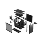 Fractal Design   Define 7 Nano   Side window   Black TG Light Tint   Mini ITX,  Mini-DTX   ATX
