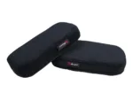 Arozzi 270x135x40 mm   Memory Foam Armrest Pads   Black