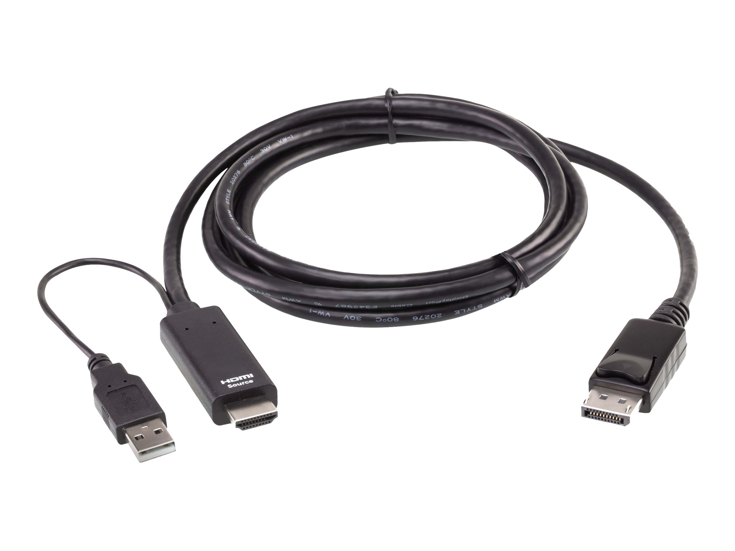 375629-2l-7d02hdp-4710469342141-0.webp Aten 2L-7D02HDP True 4K 1.8M HDMI to DisplayPort Cable Aten True 4K 1.8M HDMI to DisplayPort Cable 2L-7D02HDP