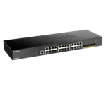 D-Link   Stackable Smart Managed Switch with 10G Uplinks   DGS-1250-28X/E   Web managed   Rackmountable   Gigabit Ethernet (copper) ports quantity 24