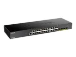 D-Link   Stackable Smart Managed Switch with 10G Uplinks   DGS-1250-28X/E   Web managed   Rackmountable   Gigabit Ethernet (copper) ports quantity 24