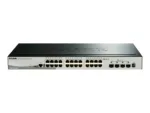 D-Link   Stackable Smart Managed Switch with 10G Uplinks   DGS-1510-28X/E   Managed L2   Rackmountable   Gigabit Ethernet (copper) ports quantity 24