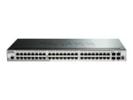 D-Link   Stackable Smart Managed Switch with 10G Uplinks   DGS-1510-52X/E   Managed L2   Rackmountable   Gigabit Ethernet (copper) ports quantity 48