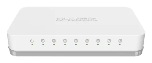 D-Link   Switch   GO-SW-8G/E   Unmanaged   Desktop   Gigabit Ethernet (copper) ports quantity 8