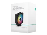 Deepcool   CPU Cooler   AG400 BK ARGB   Black   Intel, AMD