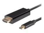 Lanberg USB-C to HDMI Cable, 0.5 m 4K/60Hz, Black   Lanberg   USB-C to HDMI Cable   CA-CMHD-10CU-0005-BK   0.5 m