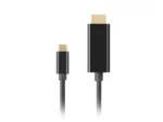 Lanberg USB-C to HDMI Cable, 1 m 4K/60Hz, Black   Lanberg   USB-C to HDMI Cable   CA-CMHD-10CU-0010-BK   1 m
