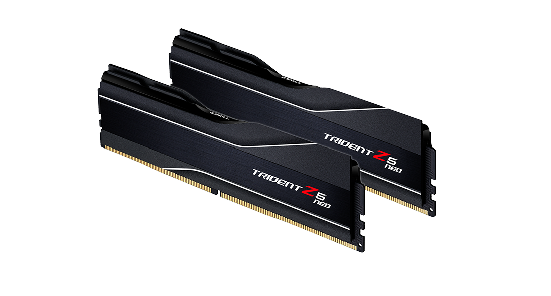 377904-f5-6000j3238f16gx2-tz5n-4713294232632-0.webp G.Skill Trident Z5 Neo 32 GB DDR5 6000 MHz PC/server Registered No ECC No