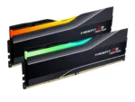 G.Skill Trident Z5 Neo RGB atminties moduliai, šoninis vaizdas su RGB apšvietimu