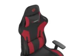 Genesis Gaming Chair Nitro 720 Backrest upholstery material: Fabric, Eco leather, Seat upholstery material: Fabric, Base material: Metal, Castors material: Nylon with CareGlide coating   Black/Red