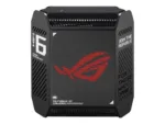 Wifi 6 802.11ax Tri-band Gigabit Gaming Mesh System   GT6 ROG Rapture (2-Pack)   802.11ax   574+4804+4804 Mbit/s   10/100/1000 Mbit/s   Ethernet LAN (RJ-45) ports 3   Mesh Support Yes   MU-MiMO Yes   No mobile broadband   Antenna type Internal