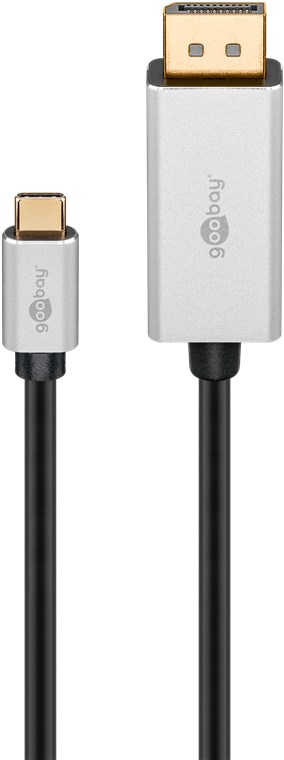 Goobay   USB-C to DisplayPort Adapter Cable   60176   Type-C   DisplayPort   USB-C to DisplayPort   2 m