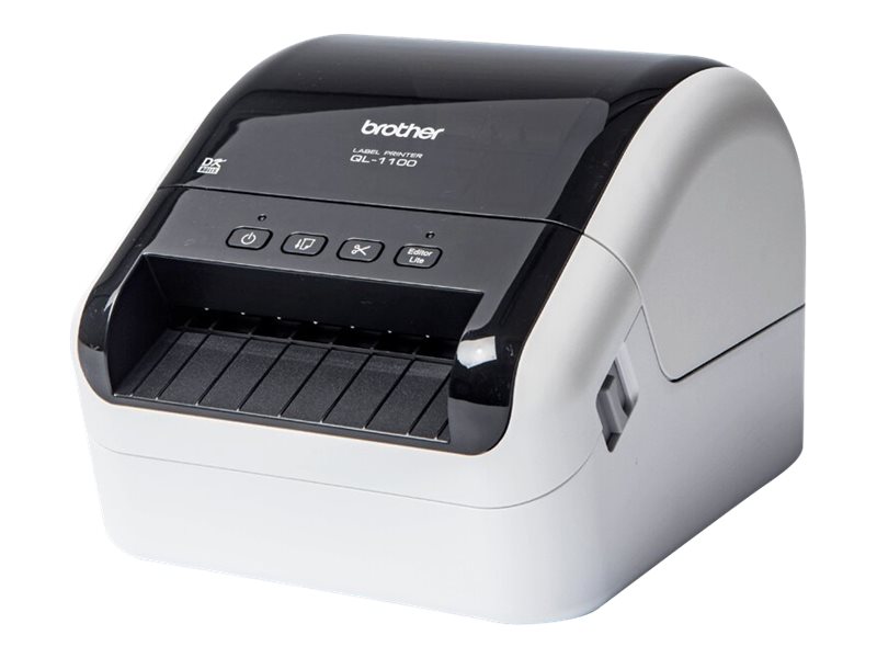 380268-ql1100czw1-4977766826105-0.webp Brother QL-1100C Thermal Label Printer Glossy Black/White