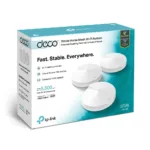 AC1300 Whole Home Mesh Wi-Fi System   Deco M5 (3-pack)   802.11ac   867+400 Mbit/s   10/100/1000 Mbit/s   Ethernet LAN (RJ-45) ports 2   Mesh Support Yes   MU-MiMO Yes   No mobile broadband   Antenna type 4xInternal per Deco uni