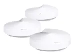 AC1300 Whole Home Mesh Wi-Fi System   Deco M5 (3-pack)   802.11ac   867+400 Mbit/s   10/100/1000 Mbit/s   Ethernet LAN (RJ-45) ports 2   Mesh Support Yes   MU-MiMO Yes   No mobile broadband   Antenna type 4xInternal per Deco uni
