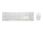 Dell   Keyboard and Mouse   KM5221W Pro   Keyboard and Mouse Set   Wireless   Mouse included   US   White   2.4 GHz