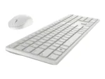 Dell   Keyboard and Mouse   KM5221W Pro   Keyboard and Mouse Set   Wireless   Mouse included   US   White   2.4 GHz