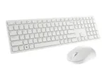 Dell   Keyboard and Mouse   KM5221W Pro   Keyboard and Mouse Set   Wireless   Mouse included   US   White   2.4 GHz