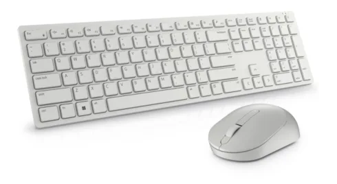 Dell   Keyboard and Mouse   KM5221W Pro   Keyboard and Mouse Set   Wireless   Mouse included   Russian   White   2.4 GHz