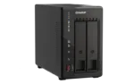 QNAP   2-Bay desktop NAS   TS-253E-8G   Intel Celeron   J6412 4-core   Processor frequency 2.6 GHz   8 GB