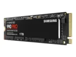 SSD Samsung 990 PRO M.2 2280 su matmenimis ir jungtimis