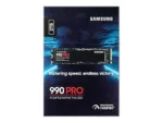 SSD Samsung 990 PRO M.2 2280, matomas iš šono, su jungtimis