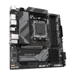 Gigabyte   B650M DS3H 1.0 M/B   Processor family AMD   Processor socket AM5   DDR5 DIMM   Memory slots 4   Supported hard disk drive interfaces 	SATA, M.2   Number of SATA connectors 4   Chipset B650   Micro ATX