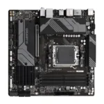 Gigabyte   B650M DS3H 1.0 M/B   Processor family AMD   Processor socket AM5   DDR5 DIMM   Memory slots 4   Supported hard disk drive interfaces 	SATA, M.2   Number of SATA connectors 4   Chipset B650   Micro ATX