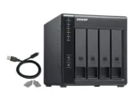 QNAP   4-Bay   TR-004   Up to 4 HDD/SSD Hot-Swap   Micro processor with hardware RAID