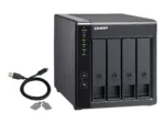 QNAP   4-Bay   TR-004   Up to 4 HDD/SSD Hot-Swap   Micro processor with hardware RAID