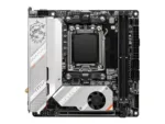MSI   MPG B650I EDGE WIFI   Processor family AMD   Processor socket AM5   DDR5 DIMM   Memory slots 2   Supported hard disk drive interfaces 	SATA, M.2   Number of SATA connectors 4   Chipset AMD B650   Mini-ITX