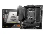 MSI   MAG B650M MORTAR WIFI   Processor family AMD   Processor socket AM5   DDR5 DIMM   Memory slots 4   Supported hard disk drive interfaces 	SATA, M.2   Number of SATA connectors 6   Chipset 	AMD B650   mATX