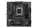 MSI   PRO B650M-A WIFI   Processor family AMD   Processor socket AM5   DDR5 DIMM   Memory slots 4   Supported hard disk drive interfaces 	SATA, M.2   Number of SATA connectors 4   Chipset AMD B650   mATX