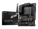 MSI   PRO Z790-P WIFI   Processor family Intel   Processor socket  LGA1700   DDR5 DIMM   Memory slots 4   Supported hard disk drive interfaces SATA, M.2   Number of SATA connectors 6   Chipset Intel Z790   ATX