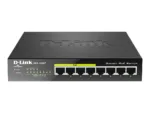 D-Link   8-Port Gigabit PoE Switch (4xPoE)   DGS-1008P   Unmanaged   Desktop   Power supply type External