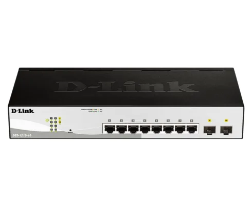 D-Link   10-Port Gigabit Smart Managed Switch   DGS-1210-10   Managed L2+   Rackmountable