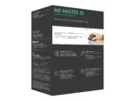 Logitech MX MASTER 3S pelė, šoninis vaizdas su matomais mygtukais