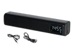 Adler   Clock Speaker   AD 1191   Bluetooth   Black   Portable   Wireless connection