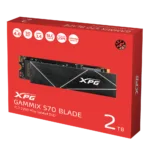SSD XPG Gammix S70 BLADE su M.2 2280 formatu ir PCIe Gen4x4 sąsaja