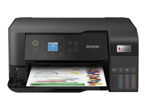 Epson   Multifunctional printer   EcoTank L3560   Inkjet   Colour   Inkjet Multifunctional Printer   A4   Wi-Fi   Black
