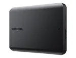 Išorinis HDD CANVIO BASICS, matomas iš šono, su USB 3.2 jungtimi