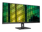 AOC   Monitor   U34E2M   34 ”   VA   WQHD   21:9   100 Hz   4 ms   3440 x 1440   300 cd/m²   HDMI ports quantity 2   Black