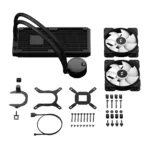 Fractal Design   Water Cooling Unit   Lumen S24 V2 RGB   Intel, AMD   CPU Liquid Cooler