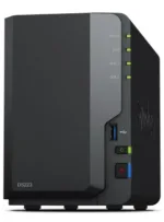 Synology   DS223   Up to 2 HDD/SSD Hot-Swap   Realtek   RTD1619B   Processor frequency 1.7 GHz   2 GB   DDR4