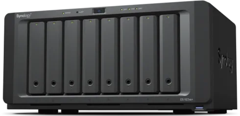 Synology   8-Bay   DS1823xs+   Up to 8 HDD/SSD Hot-Swap   AMD Ryzen   V1780B   Processor frequency 3.35 GHz   8 GB   DDR4
