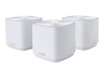 ZenWiFi XD4 Plus (W-3-PK) Wireless-AX1800 (3-pack)   802.11ax   1201+574 Mbit/s   10/100/1000 Mbit/s   Ethernet LAN (RJ-45) ports 1   Mesh Support Yes   MU-MiMO Yes   No mobile broadband   Antenna type Internal