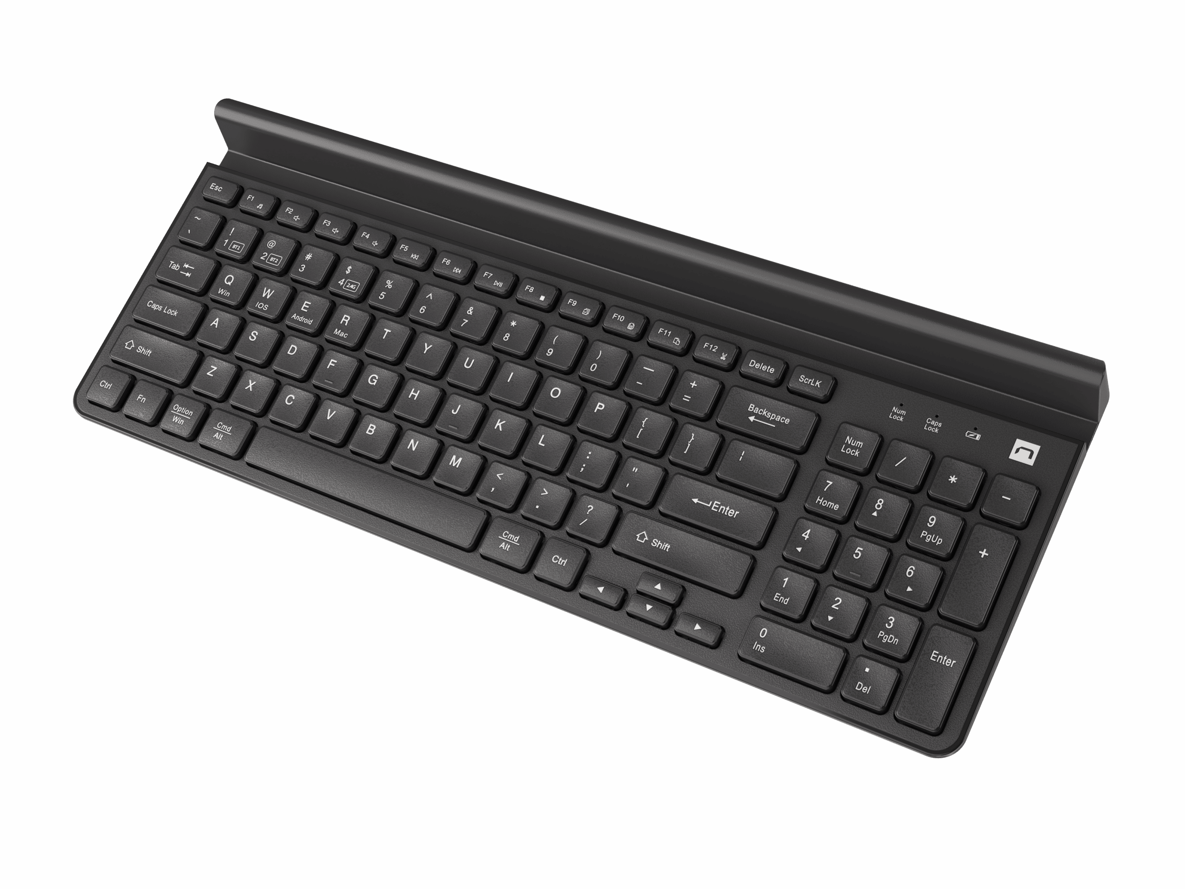 390095-nkl-1973-5901969436662-0.webp Natec Keyboard Felimare NKL-1973 Keyboard Wireless US Black 2.4 GHz, Bluetooth 415 g