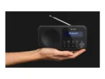 Sharp DR-P420(BK) Tokyo Portable Digital Radio, FM/DAB/DAB+, Bluetooth 5.0, USB or Battery Powered, Midnight Black   Sharp   Tokyo Portable Digital Radio   DR-P420(BK)   Bluetooth   Midnight Black