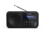 Sharp DR-P420(BK) Tokyo Portable Digital Radio, FM/DAB/DAB+, Bluetooth 5.0, USB or Battery Powered, Midnight Black   Sharp   Tokyo Portable Digital Radio   DR-P420(BK)   Bluetooth   Midnight Black