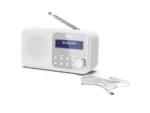 Sharp DR-P420(WH) Tokyo Portable Digital Radio, FM/DAB/DAB+, Bluetooth 5.0, USB or Battery Powered, Snowy White   Sharp   Tokyo Portable Digital Radio   DR-P420(WH)   Bluetooth   White